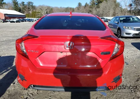 2018 Honda Civic Ex from USA, damaged, VIN JHMFC1F34JX010367